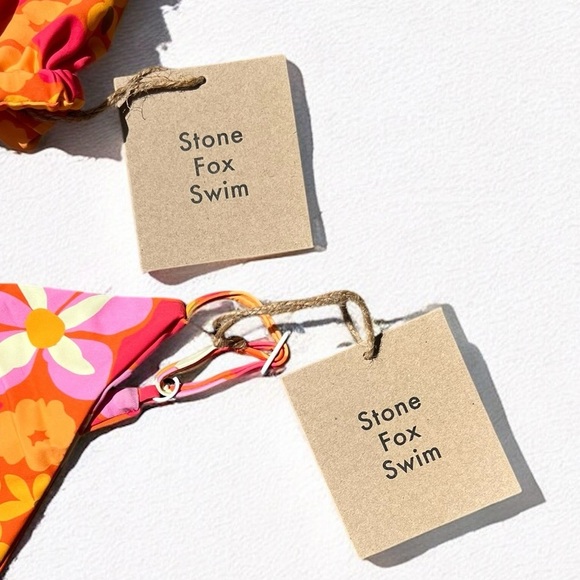 🌻NEW w.tags! Stone Fox Swim Lei Lei Bikini Set Size XL - Picture 15 of 15